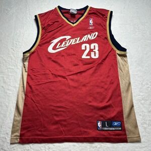 LeBron James Cleveland Cavaliers #23‎ Reebok NBA Jersey Mens Size Large